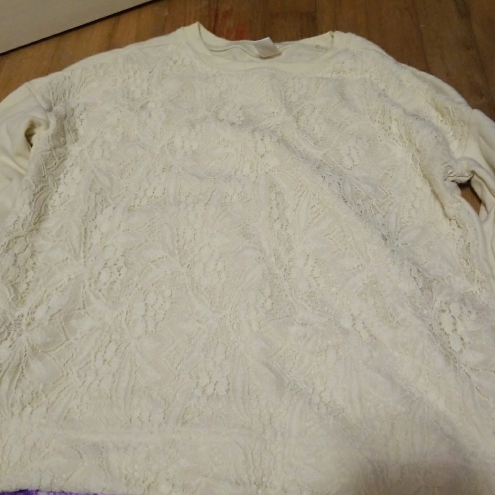 Old navy sweater cream whiteish