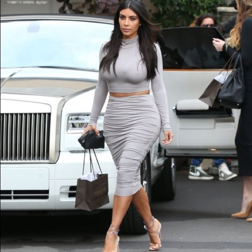 Bodycon Two Piece Skirt & Top