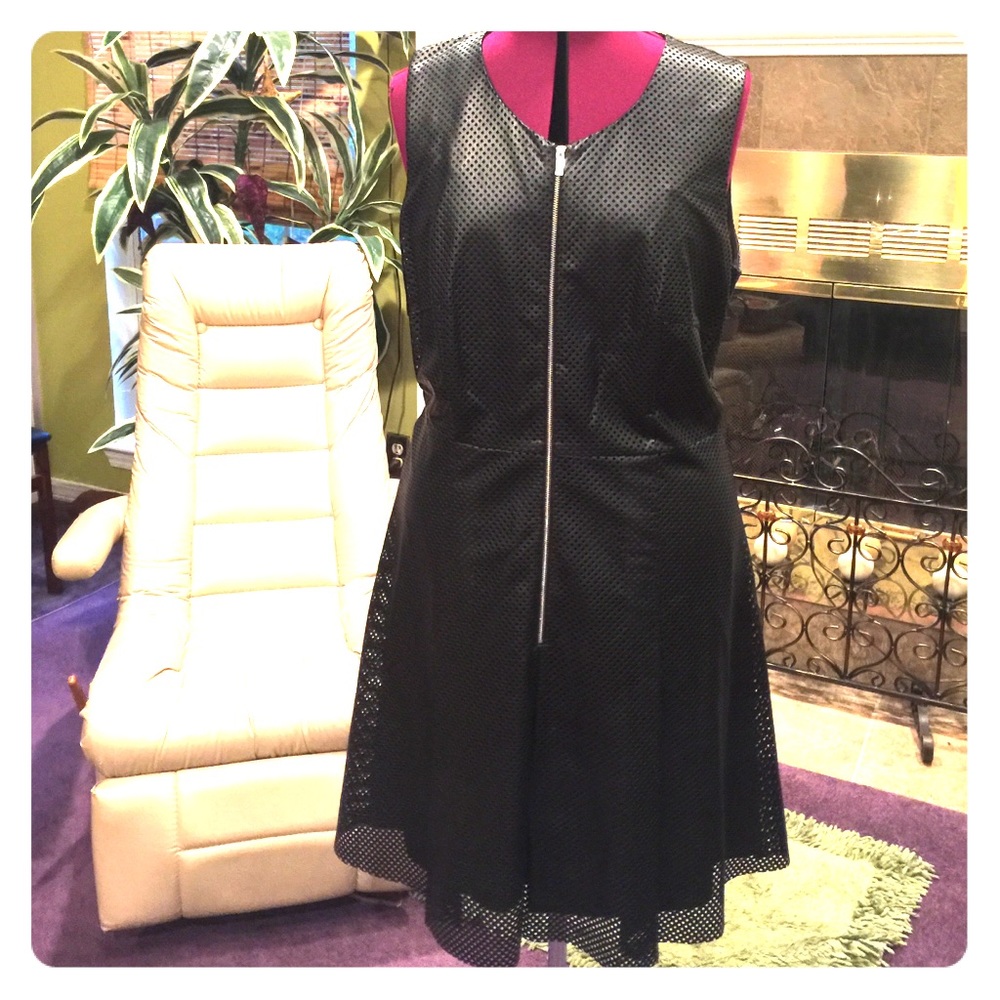 100% polyurethane dress size 14