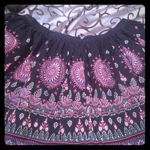 Asos Curve mandala print skirt with pockets