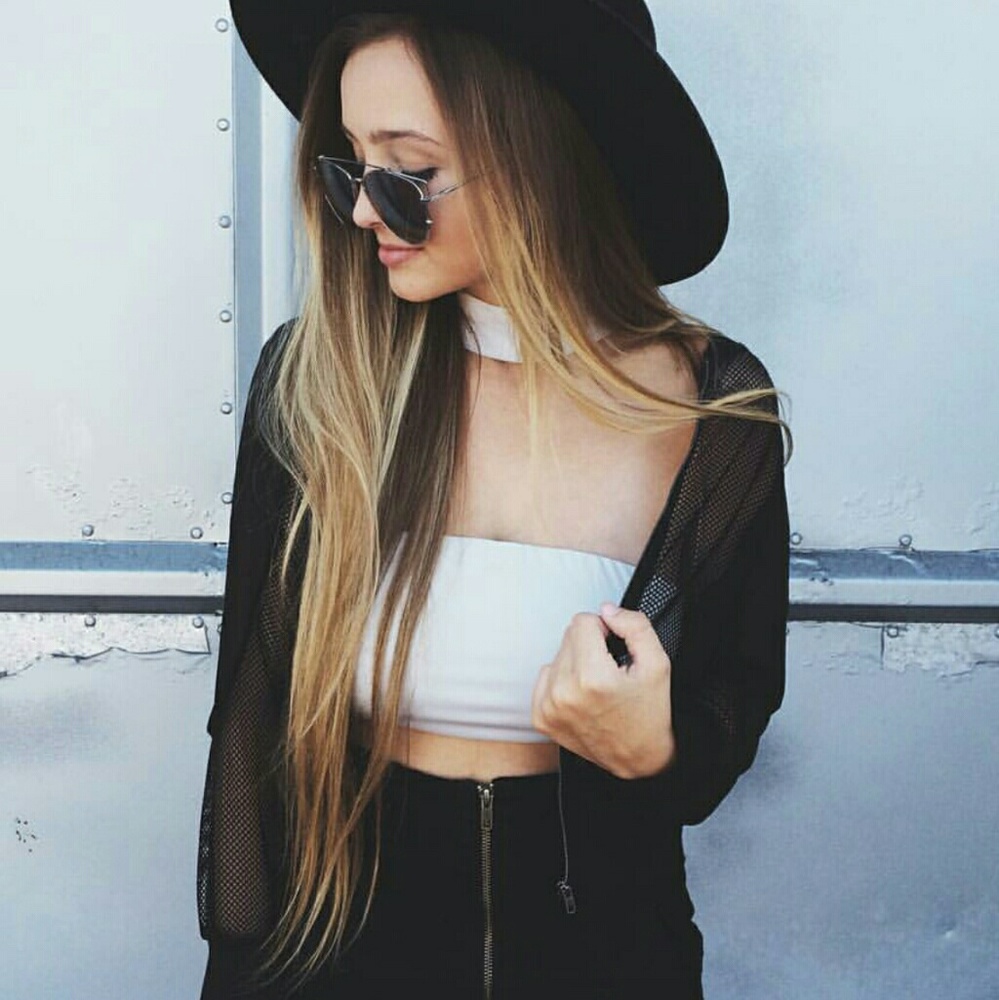 LF lilac / lavander velvety chocker coldshoulder