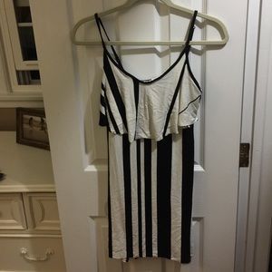 Black and White Stripe Dress