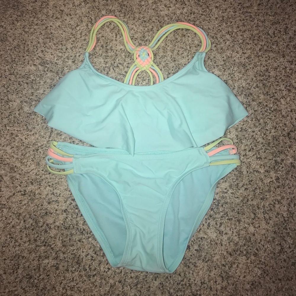 Blue bikini