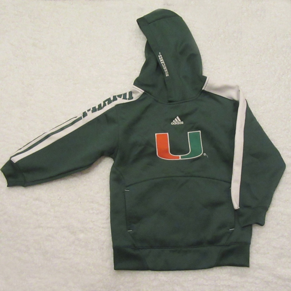 ADIDAS, University of Miami Hurricanes Hoodie