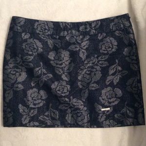 Abercrombie blue floral skirt