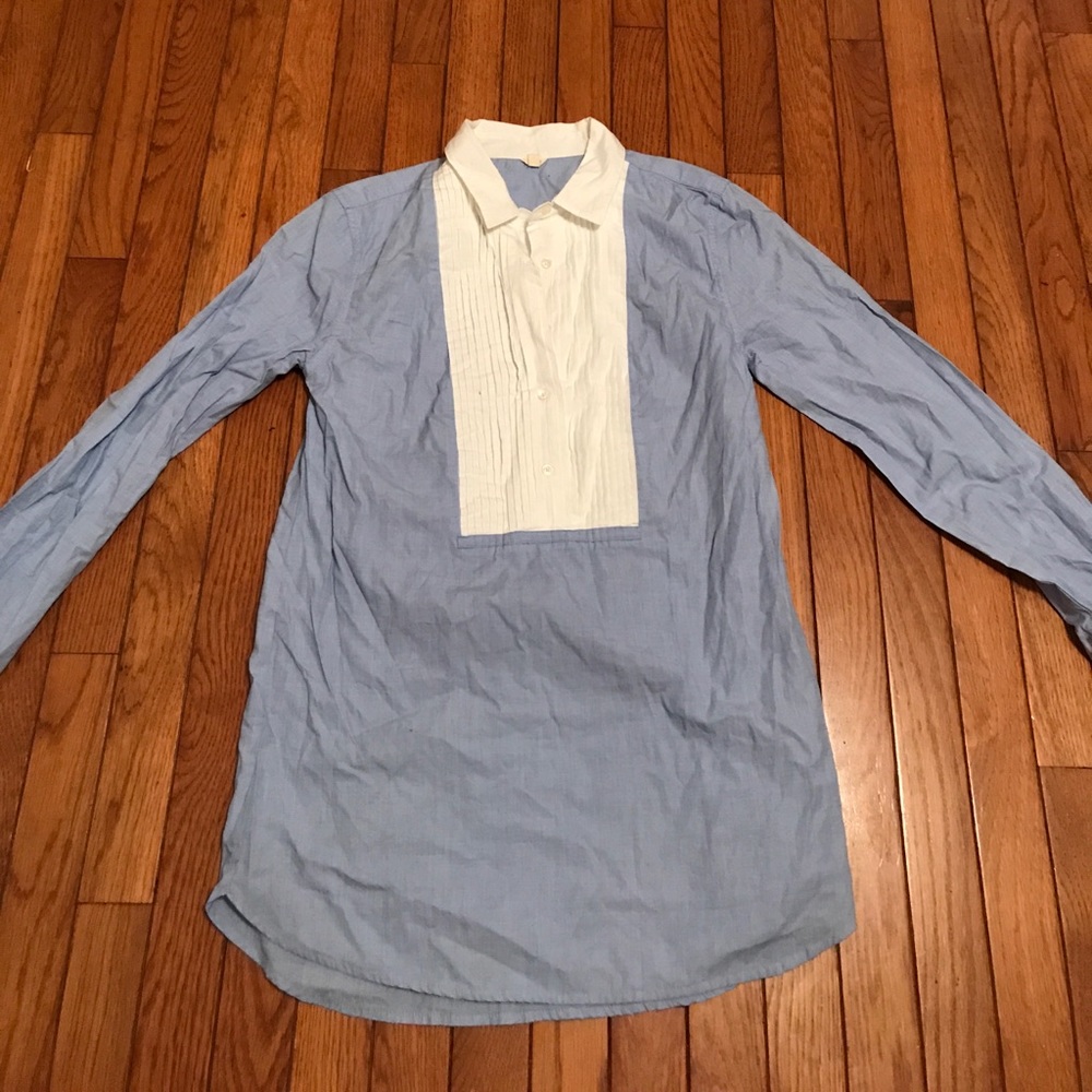 JCREW long sleeve shirt dress