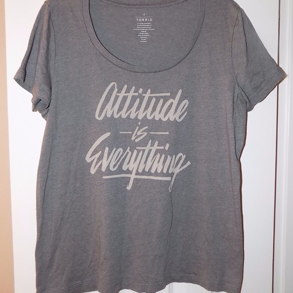 TORRID Graphic T-Shirt "Attitude is Everything"