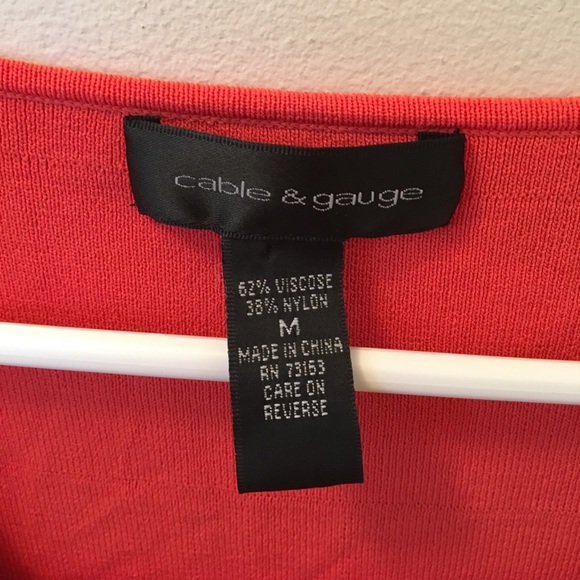 Cable & Gauge sleeveless top. - Picture 3 of 5