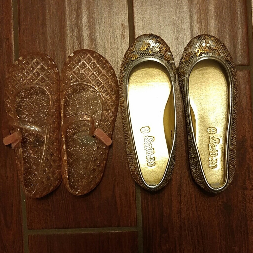 2 pair girls shoes *new*