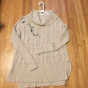 Cowl neck sweater