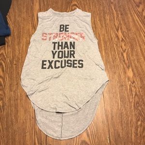 Workout muscle tank