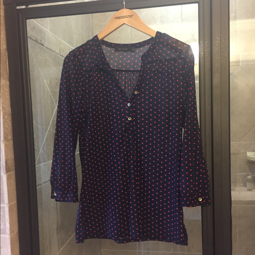Polka dot blouse