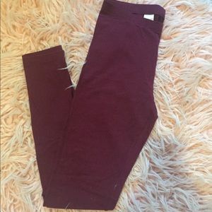 Bundle of Red & Green Cotton Leggings