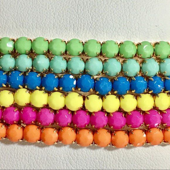 Multicolored 5 strand bracelet bundle - Picture 2 of 8