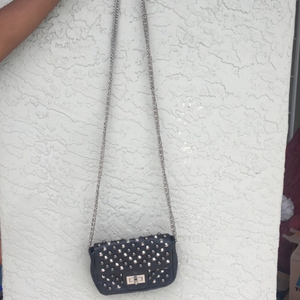 Black purse with studs (included pics of damage)