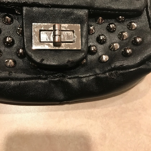 Black purse with studs (included pics of damage) - Picture 2 of 3