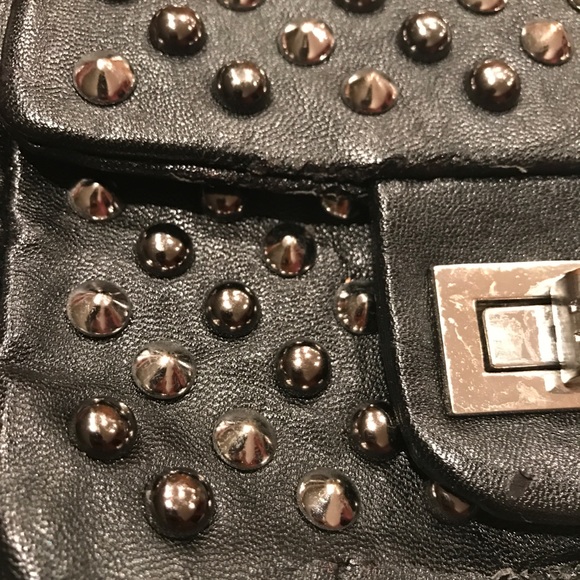 Black purse with studs (included pics of damage) - Picture 3 of 3