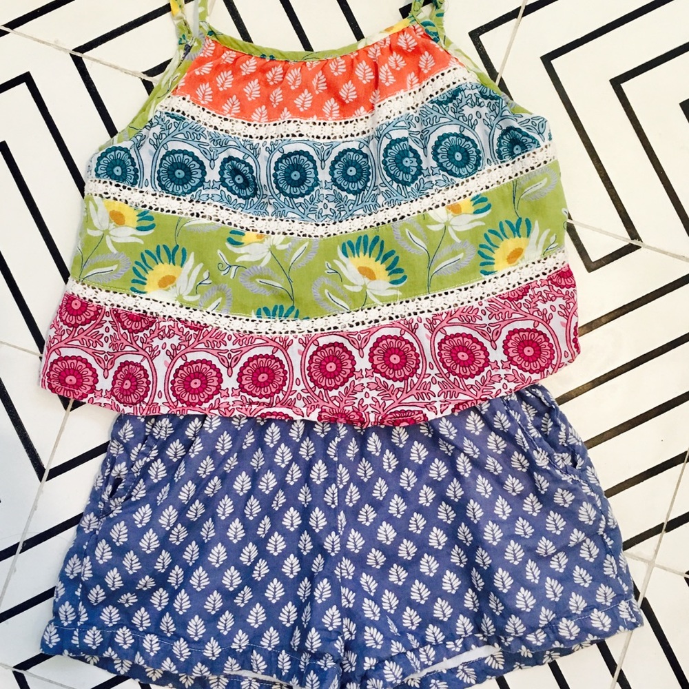 Toddler Girls' Mimi & Maggie Bohemian Romper