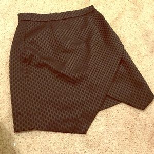 Black Asymmetrical skirt