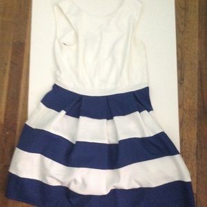 White and Blue dress