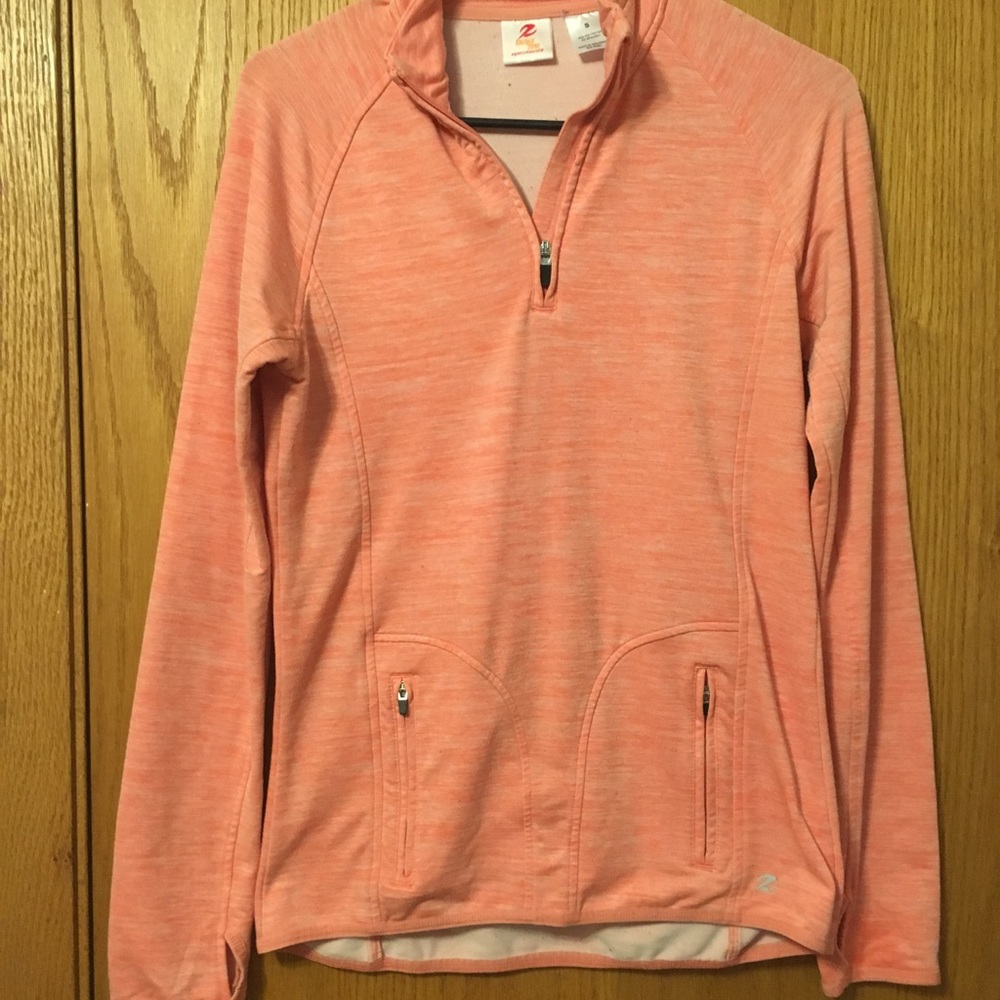 Energy zone peach 1/4 zip