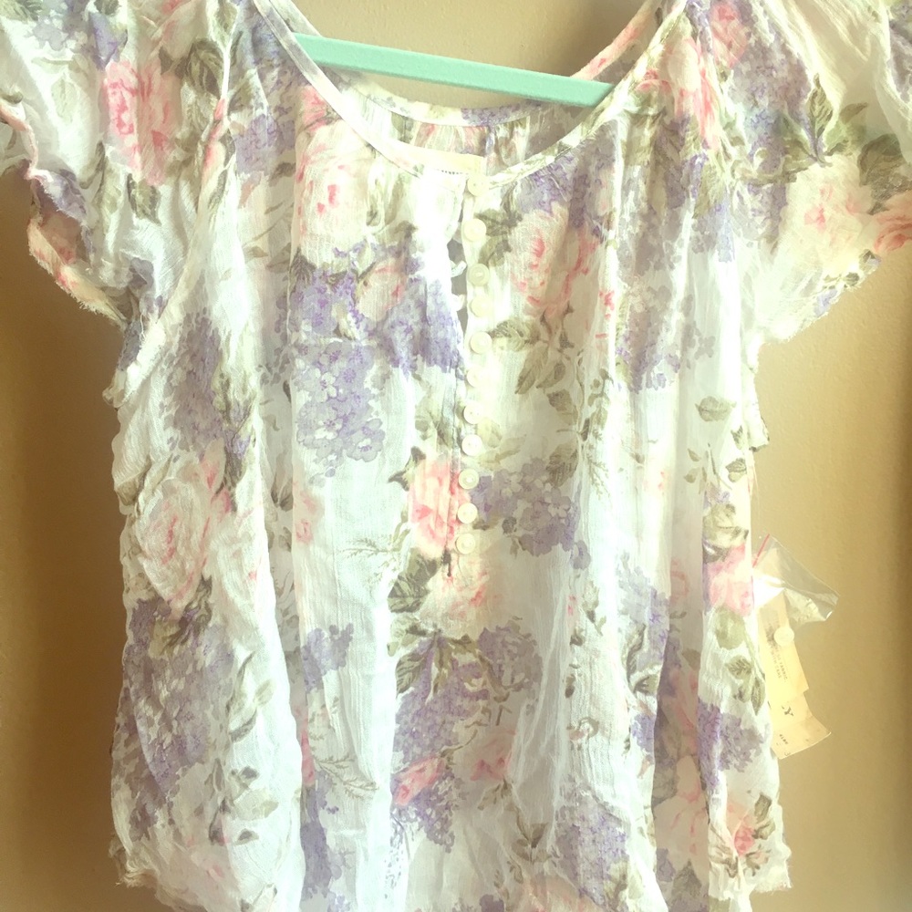 Denim and Supply small floral blouse