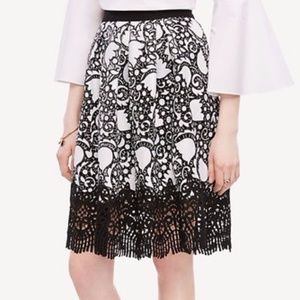 Ann Taylor Tulip Lace Skirt -NEW