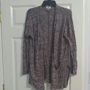 Old Navy Purple and Grey Sweater