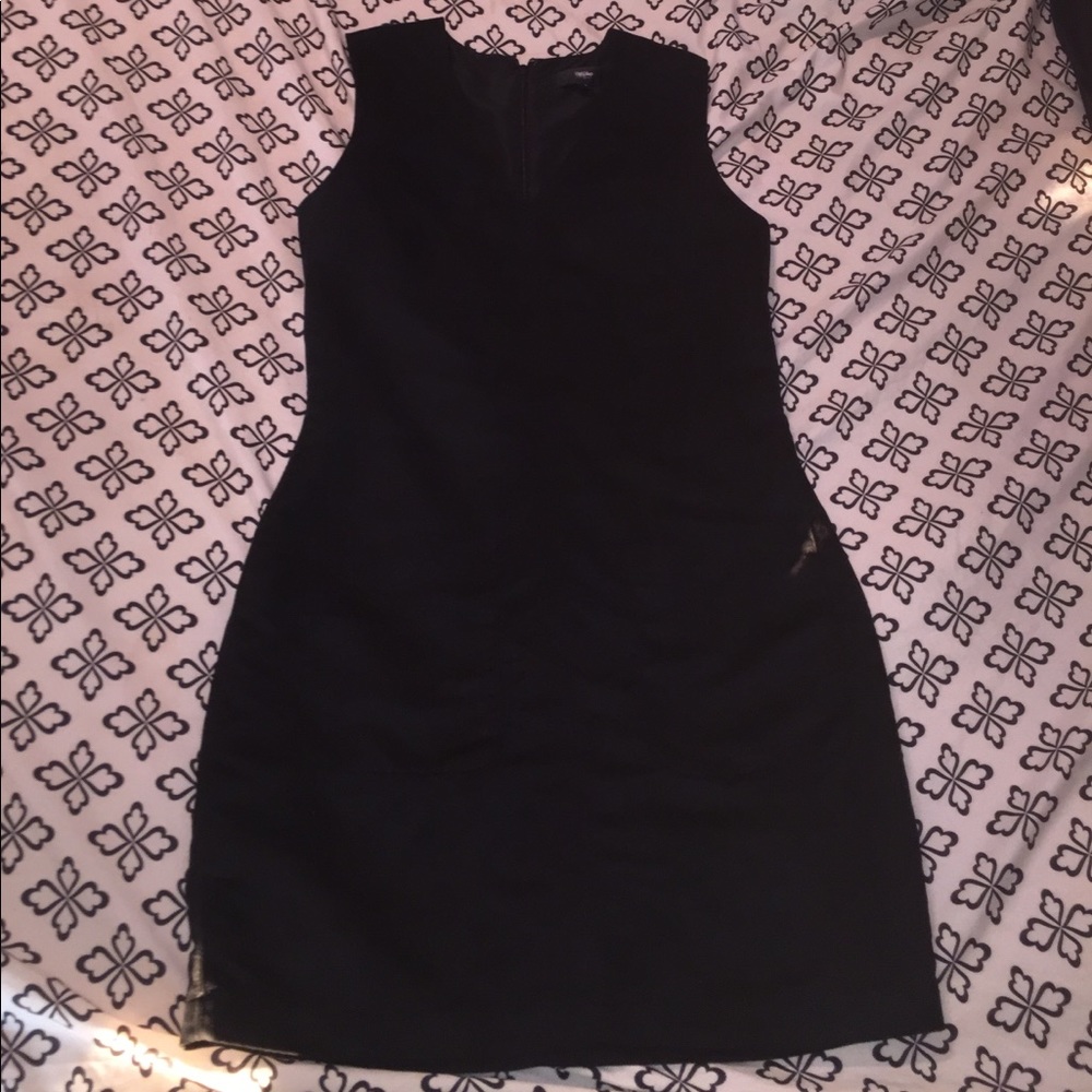Black sheath dress