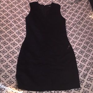 Black sheath dress