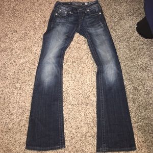 Miss Me Boot Cut Rhinestone Jeans