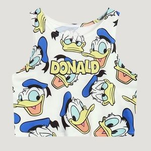 Retro Donald Duck crop Top