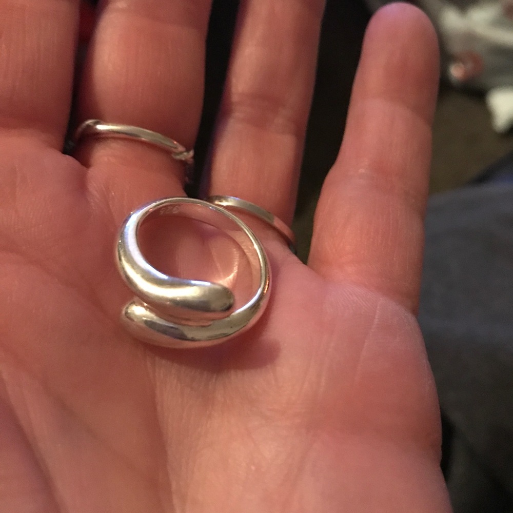 STERLING BYPASS RING .925 NWT 💜💜💜