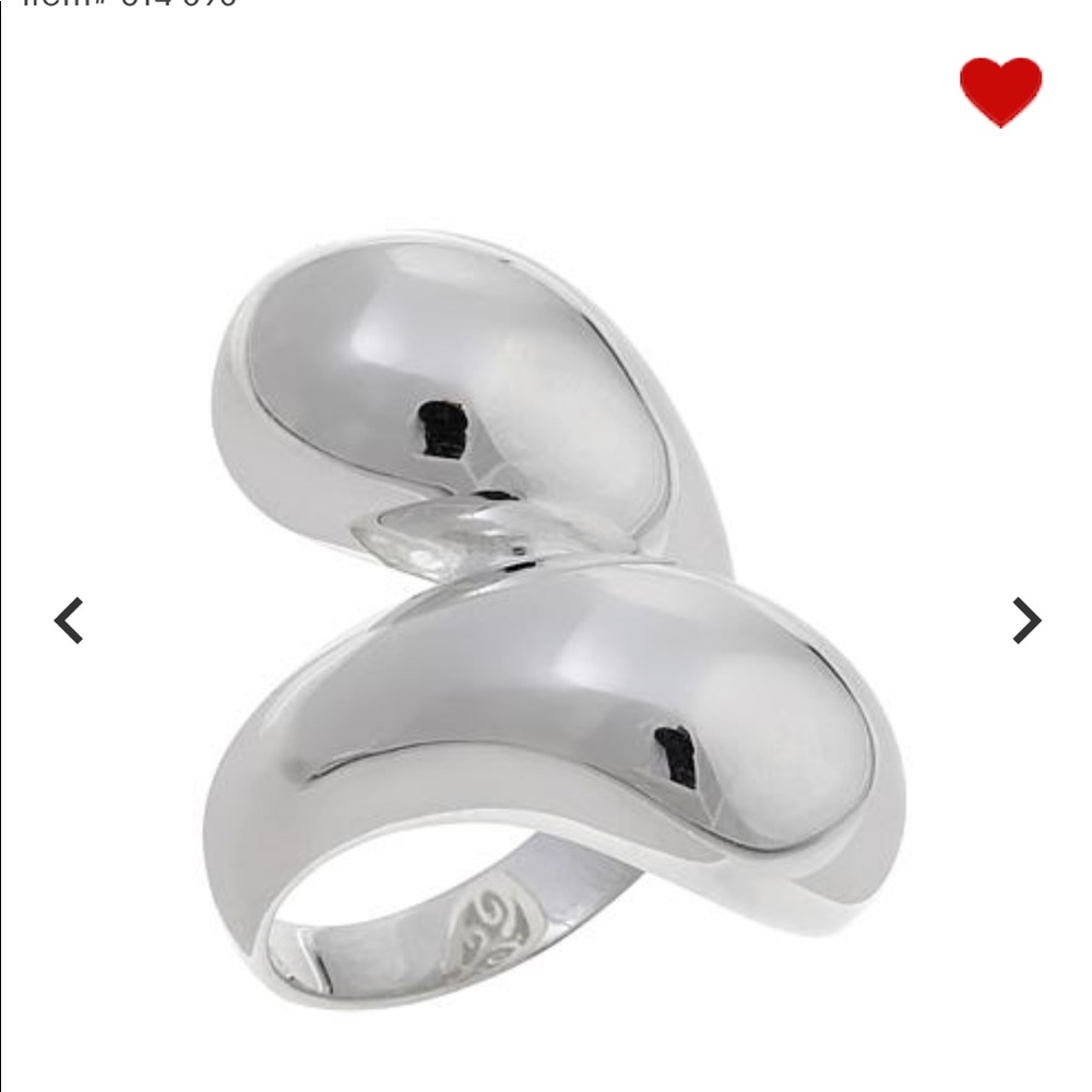 STERLING BYPASS RING .925 NWT 💜💜💜 - Picture 5 of 6