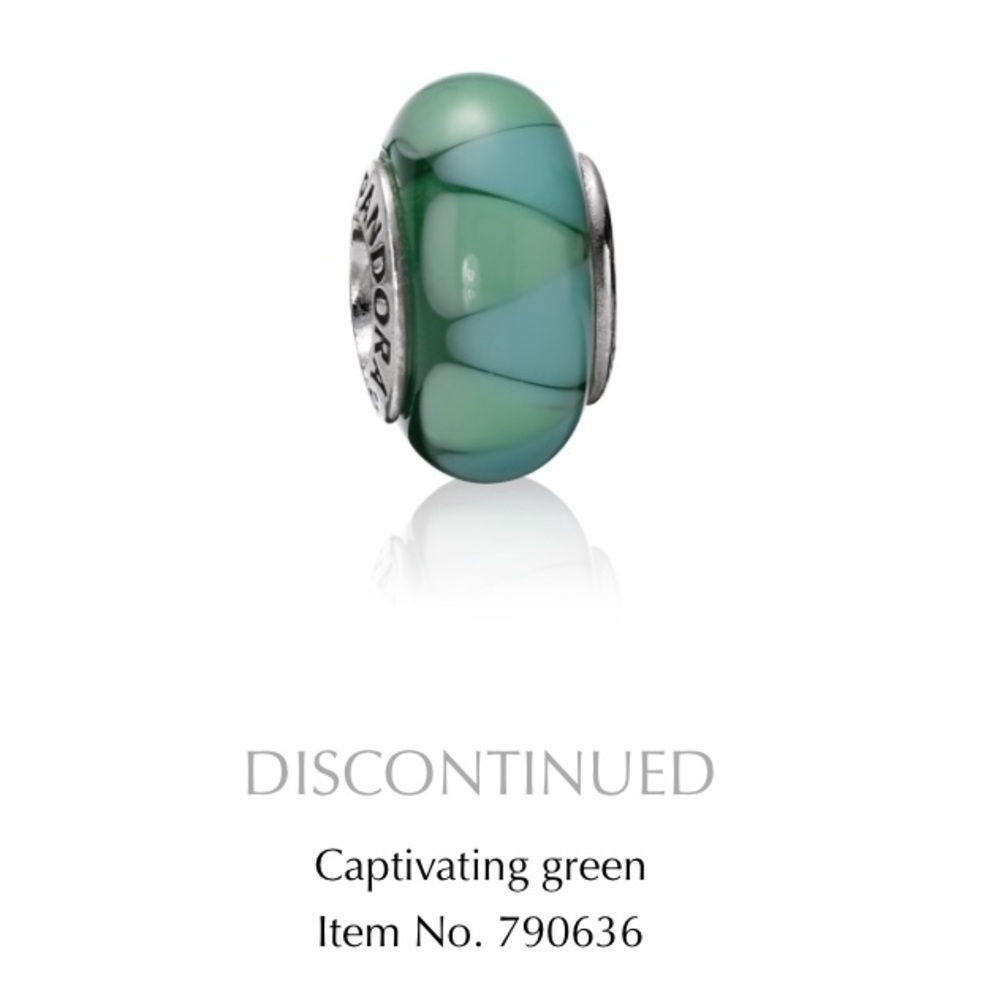 RETIRED pandora murano charm