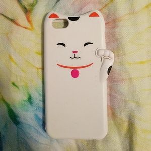 Kate Spade silicone kitty iPhone 6/6s phone case