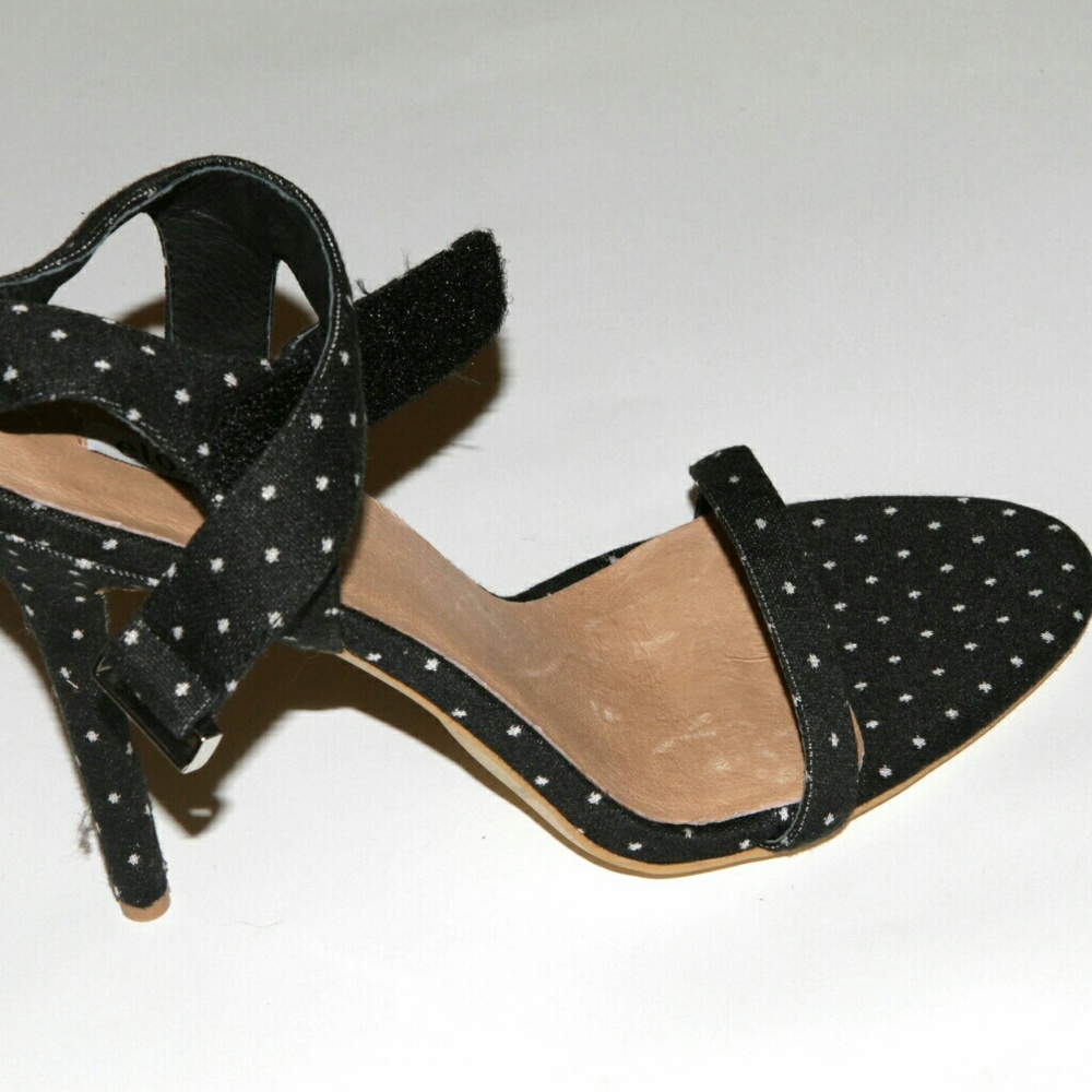 High heel two-piece sandal