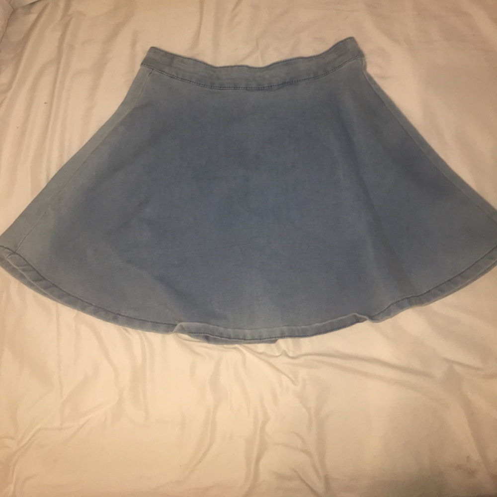denim circle skirt