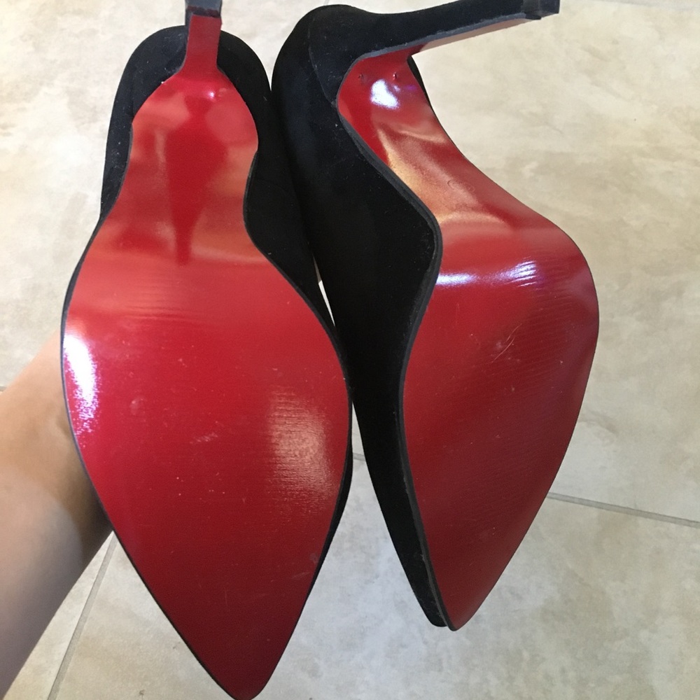 Black Suede Red Bottoms