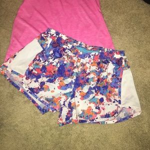 Super fun colored gym shorts