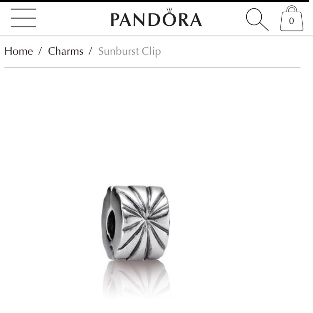 Pandora starburst clip