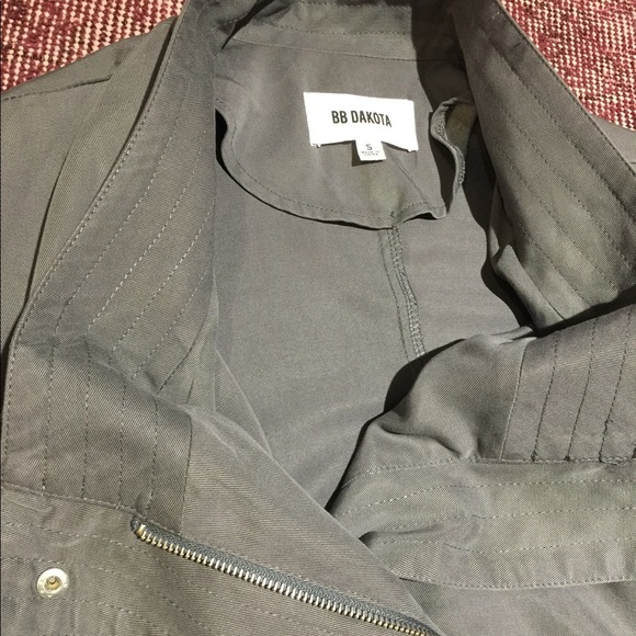 Gray Silky Moto Jacket - Picture 4 of 7