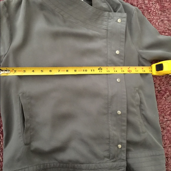 Gray Silky Moto Jacket - Picture 6 of 7