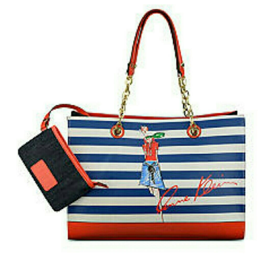 New Anne Klein Leo Legacy III Lady Printed Tote