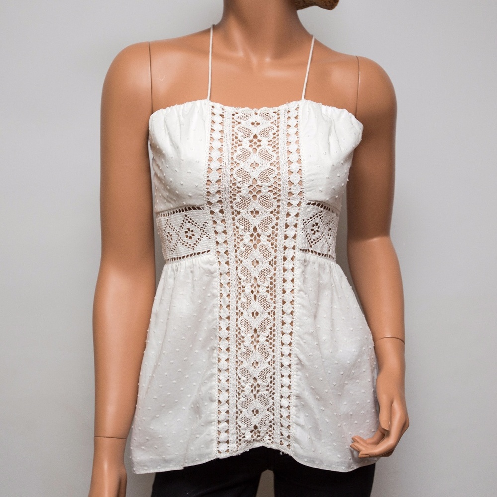 Ingwa Melero Rita White Polka Dot Top