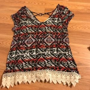 Aztec short sleeve shirt