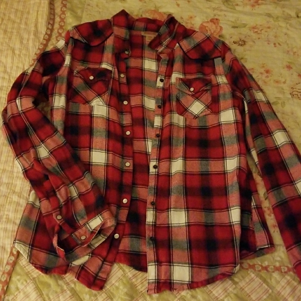 Comfy flannel shirt.