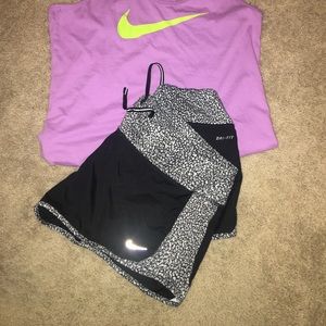 Fun printed Nike Dri-Fit shorts