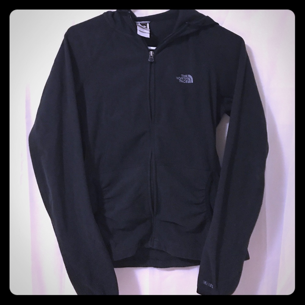 The North Face Black Zip up Hoodie❄️