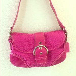 Vintage Hot Pink Coach Purse